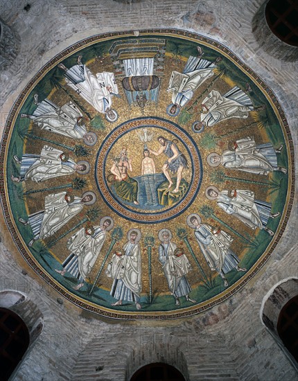 Arian Baptistery in Ravenna: dome