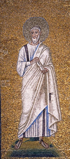Basilique Sant'Apollinare Nuovo à Ravenne : figure de prophète