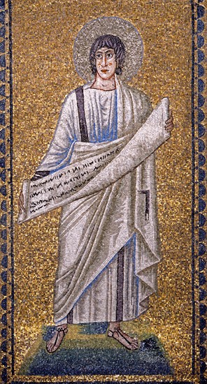 Basilique Sant'Apollinare Nuovo à Ravenne : figure de prophète