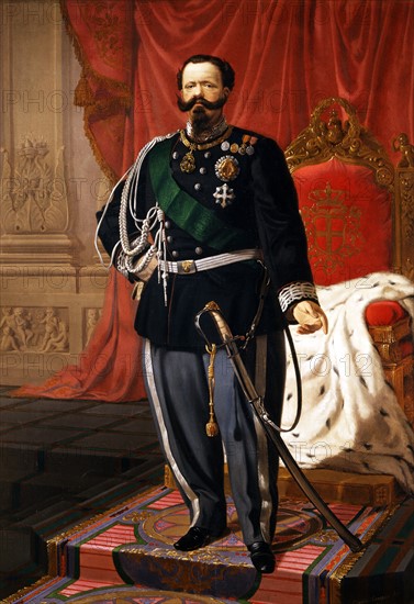 Inganni, Portrait de Victor-Emmanuel II
