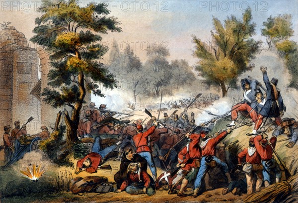 La guerre du Volturno, près de Capua, du 26 septembre au 2 octobre 1860