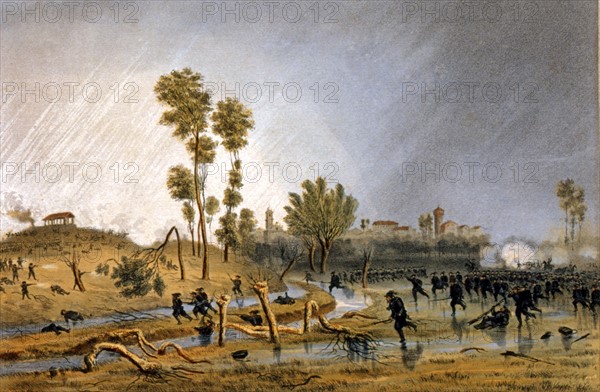 La 4e Division "Cialdini" à la bataille de Palestro en 1859