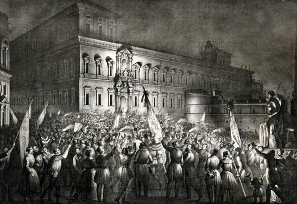 Election du Pape Pie IX le 16 Juillet 1846