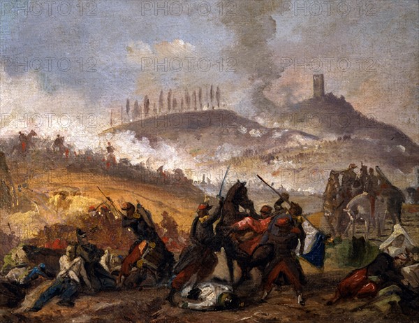 La bataille de Solférino, le 24 juin 1859