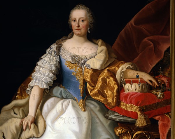 Portrait de Marie-Thérèse, impératrice d'Autriche (détail)