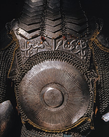 Armure de chevalier ottoman ou mamelouk (détail)