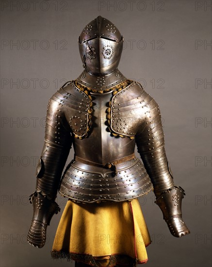 English armor of big cavalry