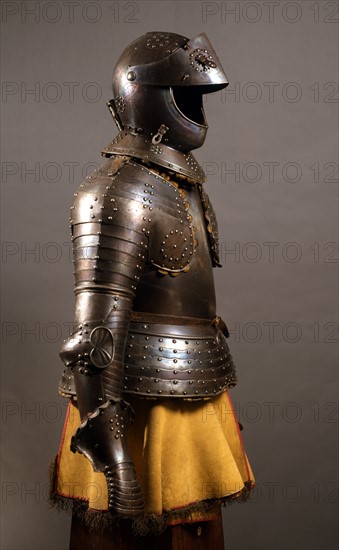 English armor of big cavalry