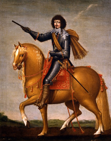 Portrait de cavalier en armure