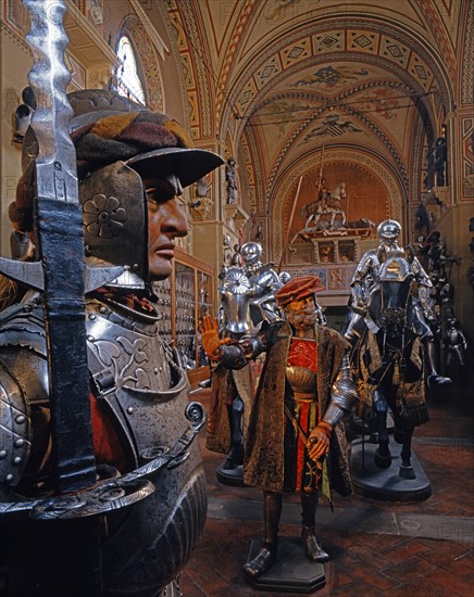 Hall of the Stibbert Museum in Florence