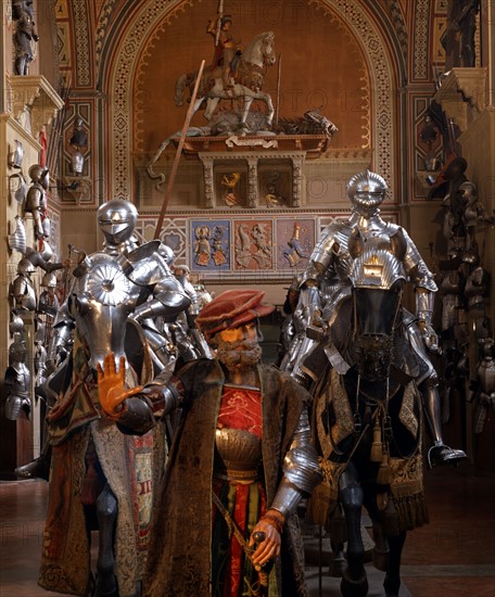 Hall of the Stibbert Museum in Florence