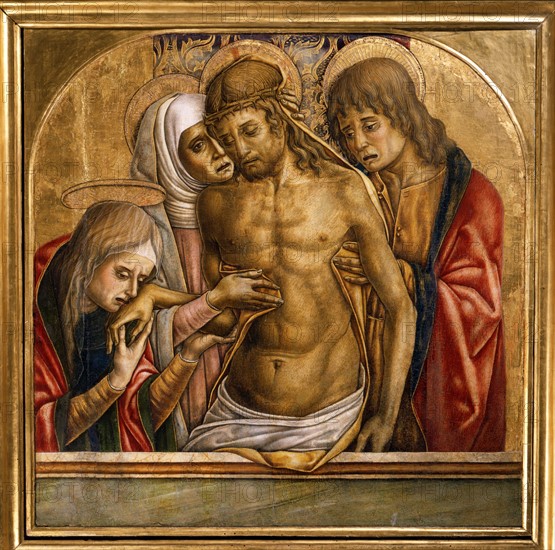 Vittore Crivelli, Lamentation on the body of Christ