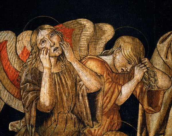 Bernardino di Mariotto, The Deposition of Christ (detail)