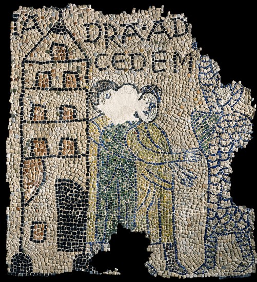 Mosaïque : Les Vénitiens à la conquête de Zara commandés par le Doge Enrico Dandolo, le 15 novembre 1202, pendant la 4e croisade