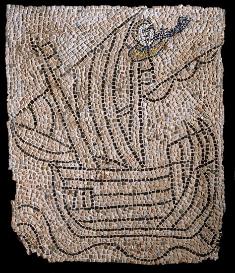 Mosaic: 4th Crusade Ship and Watcher