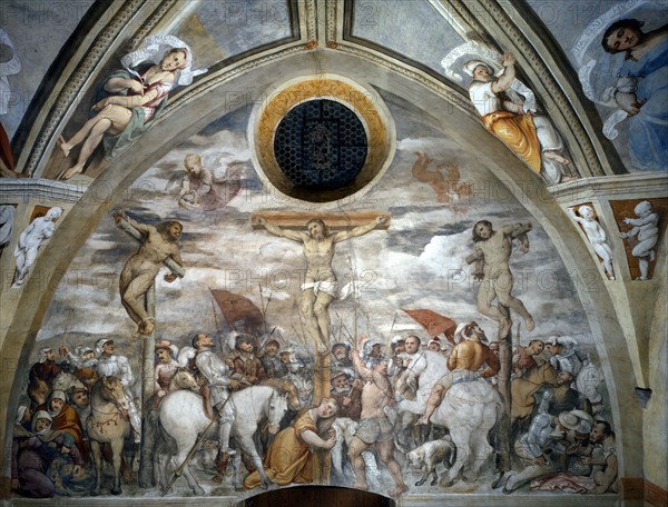 Il Romanino, The Crucifixion