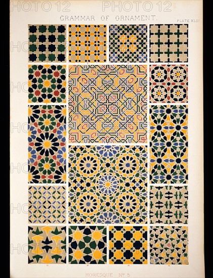 Moorish Ornaments, by Owen Jones