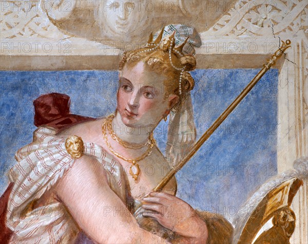 Giovanni Battista Zelotti, Allegory of Power (detail)