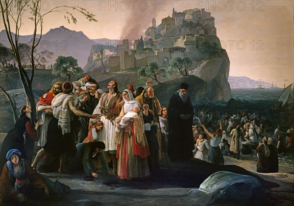 Francesco Hayez, Les réfugiés de Parga