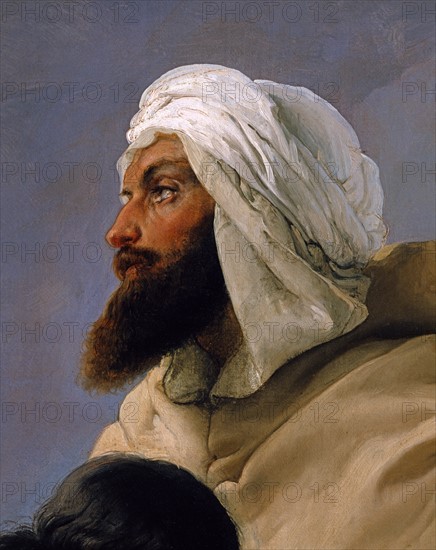 Francesco Hayez, Réconciliation d'Esaü avec Jacob (détail)