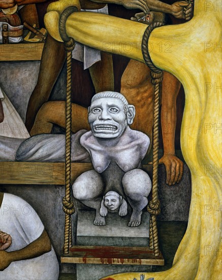 Rivera, The people's plea for better health (detail)