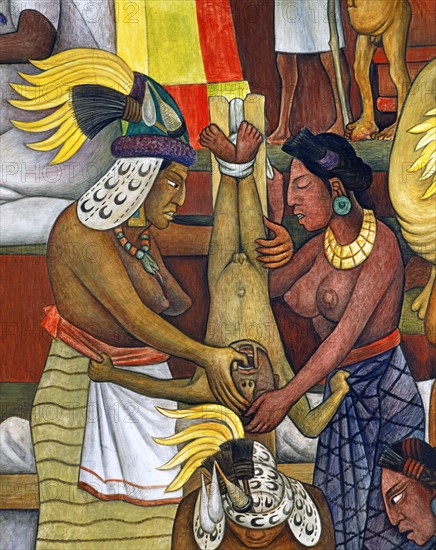 Rivera, The people's plea for better health (detail)