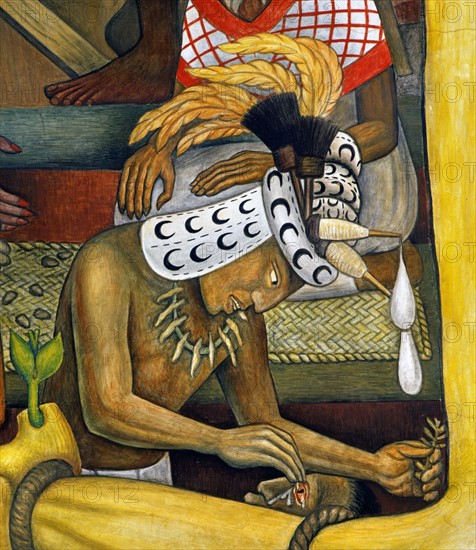 Rivera, The people's plea for better health (detail)