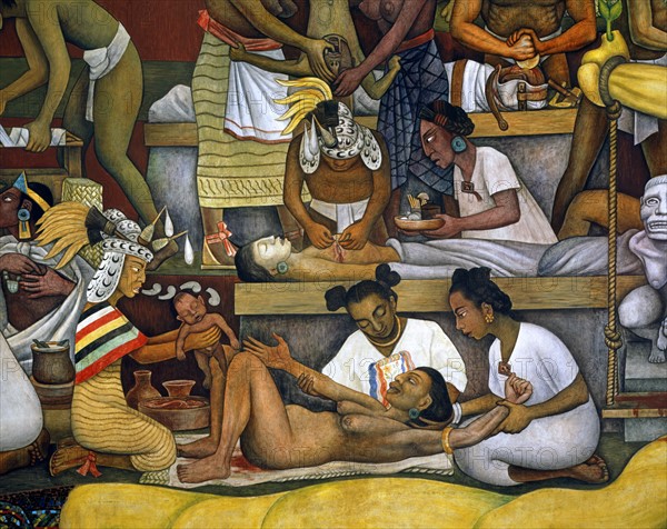 Rivera, The people's plea for better health (detail)