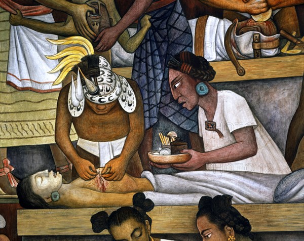 Rivera, The people's plea for better health (detail)