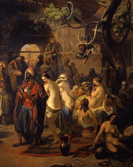 Geiger, Maximilian of Habsburg visiting Smyrna's slave market