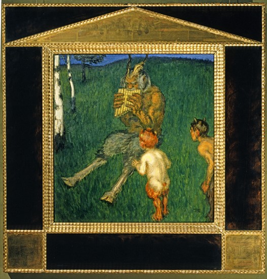 Franz von Stuck, Faune et ses enfants jouant de la syrinx