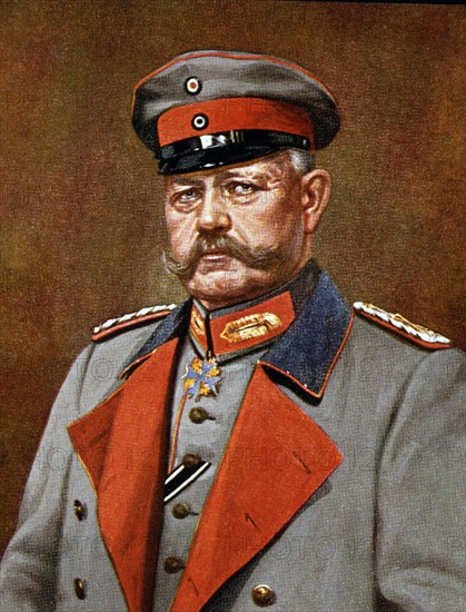 Portrait of Paul von Hindenburg