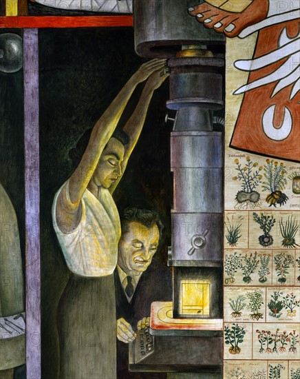 Rivera, The people's plea for better health (detail)