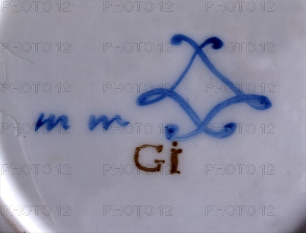 Signature sur porcelaine