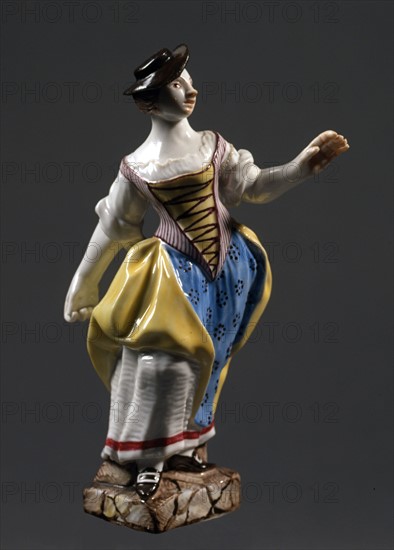 Colombine, personnage féminin de la Commedia dell'Arte italienne.