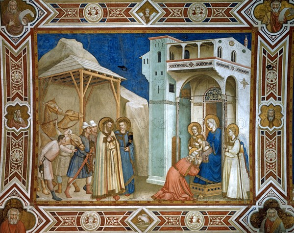 Giotto school, Adoration of the Magi