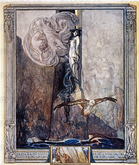 La Divine Comédie, illustrée par Franz von Bayros