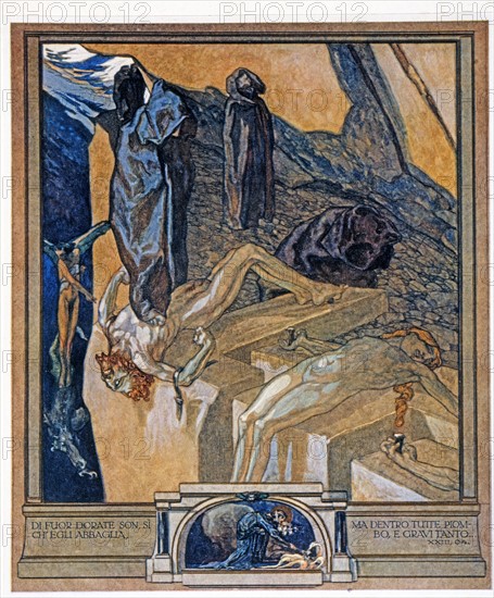 The Divine Comedy, illustrated by Franz von Bayros