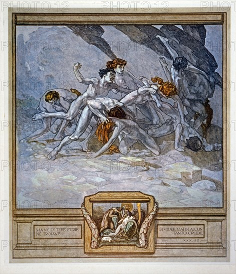 The Divine Comedy, illustrated by Franz von Bayros