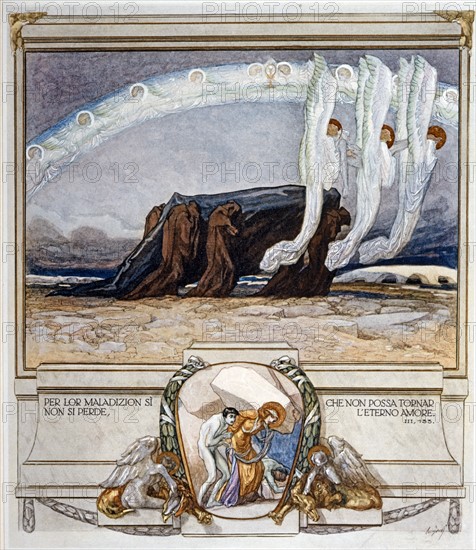 La Divine Comédie, illustrée par Franz von Bayros