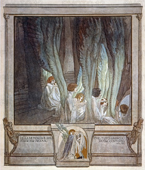 The Divine Comedy, illustrated by Franz von Bayros