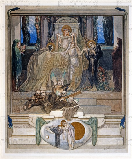 The Divine Comedy, illustrated by Franz von Bayros