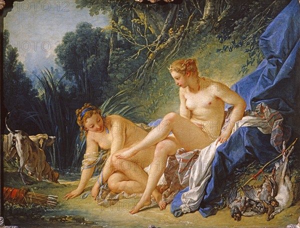 Boucher, Diane sortant du bain