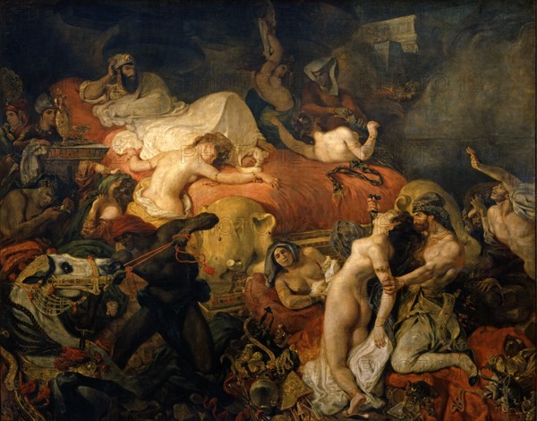 Delacroix, La mort de Sardanapale