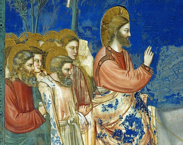 Giotto, L'entrée du Christ à Jérusalem (détail)