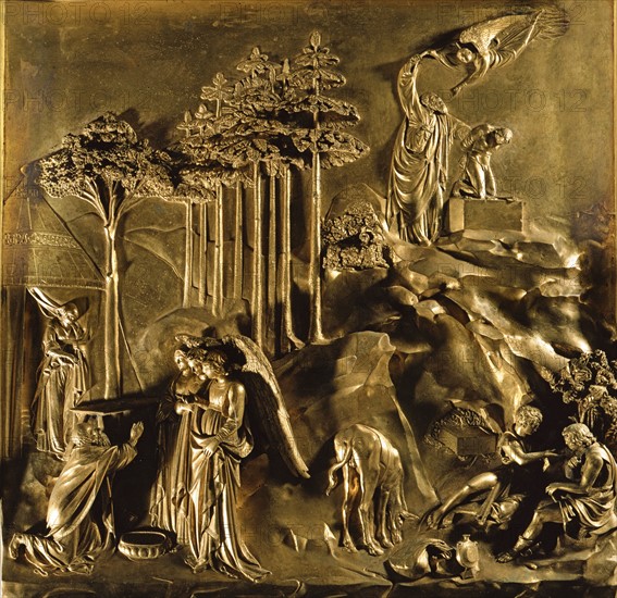 Ghiberti, Histoire d'Abraham