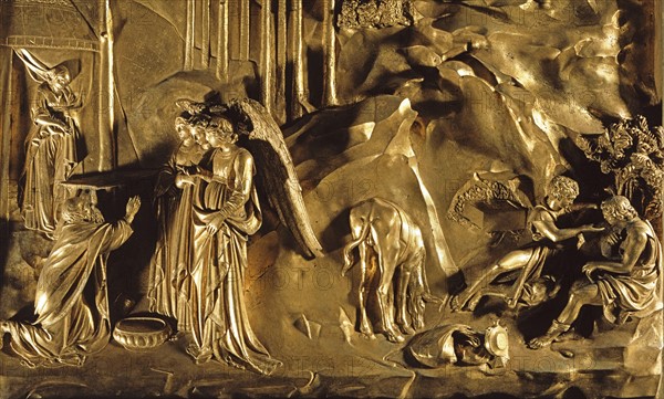 Ghiberti, Histoire d'Abraham