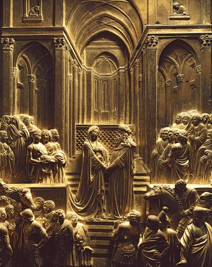 Ghiberti, Meeting between King Solomon and the Queen of Sheba