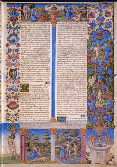 Crivelli, Incipit du Lévitique. Troisième livre de la Torah.