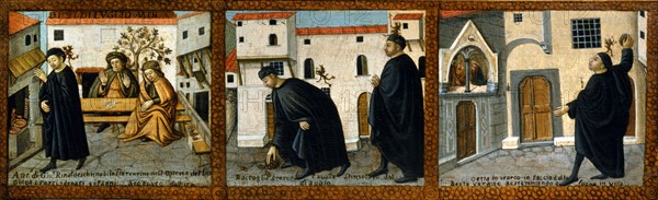 Giuseppe dei Rinaldeschi perd toutes ses possessions lors d'une partie de dés.